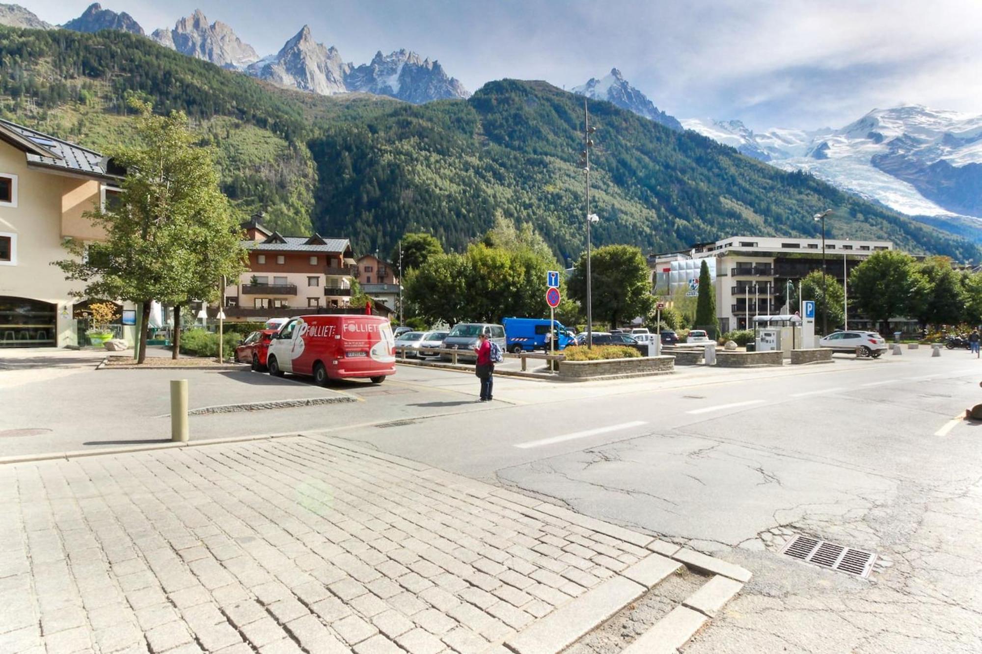 Albertine - Centre De Chamonix - Garage - Mountain Views! المظهر الخارجي الصورة